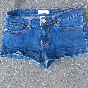 Low Rise Jean Shorts